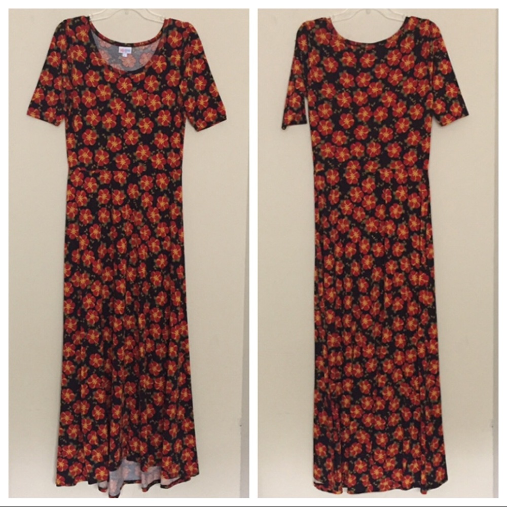 LuLaRoe Ana Maxi Floral Print Large